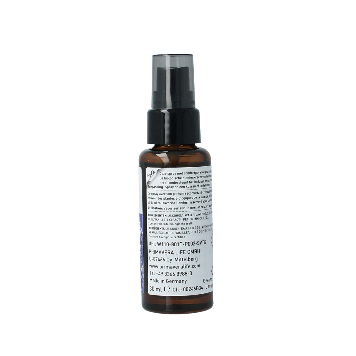 Primavera Sleep comfort kussenspray bio 30.00 Milliliter