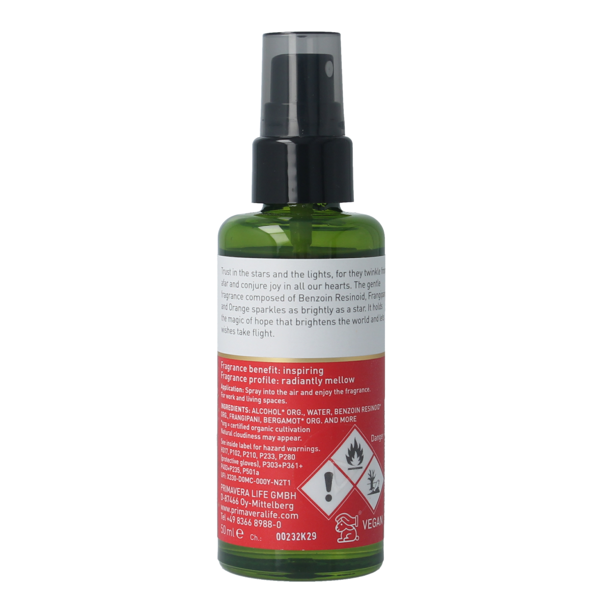 Primavera Roomspray twinkling light bio 50.00 Milliliter