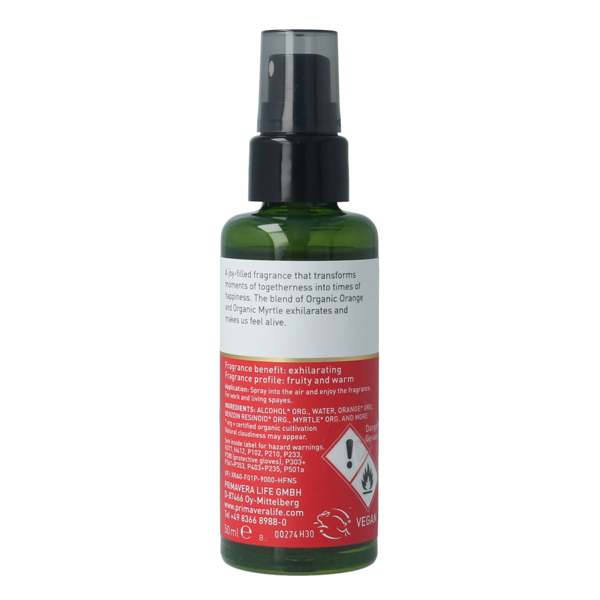 Primavera Roomspray lucky star bio 50.00 Milliliter