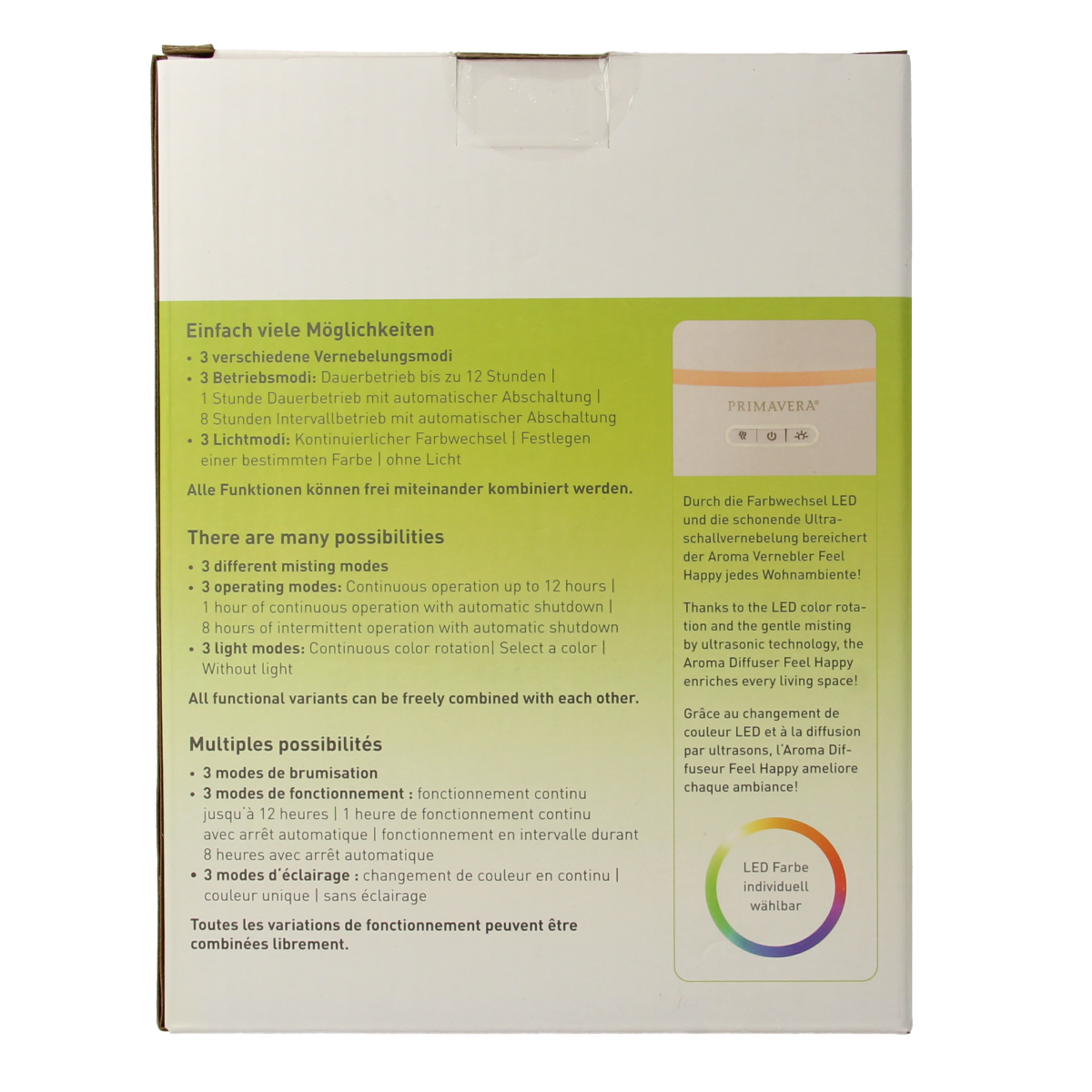 Primavera Aroma diffuser feel happy 1.00 Stuks