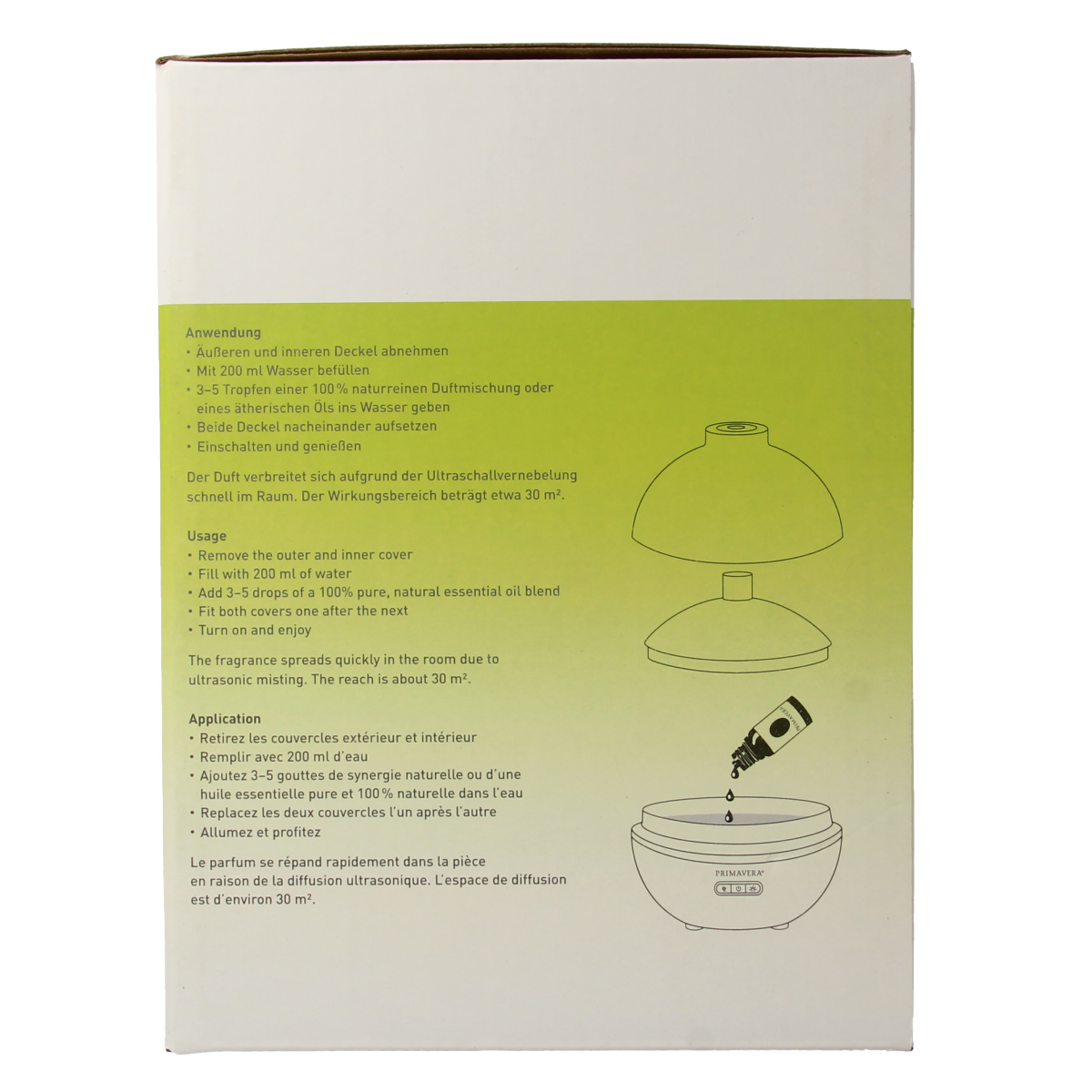 Primavera Aroma diffuser feel happy 1.00 Stuks