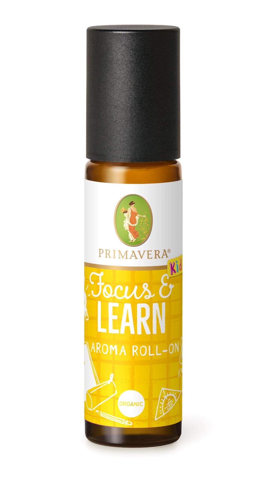 Primavera Organic aroma roll-on focus&learn 10.00 Milliliter