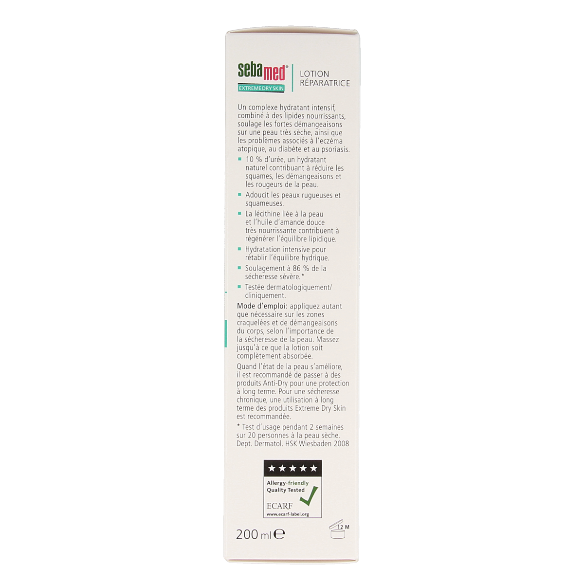 Sebamed Extreme dry urea repair lotion 10% 200.00 Milliliter
