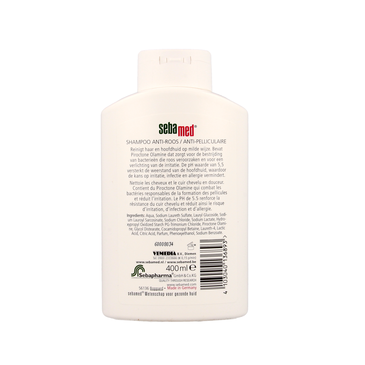 Sebamed Anti-roos shampoo 400.00 Milliliter