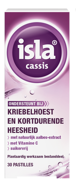 Isla Cassis keelpastille 30.00 Pastilles