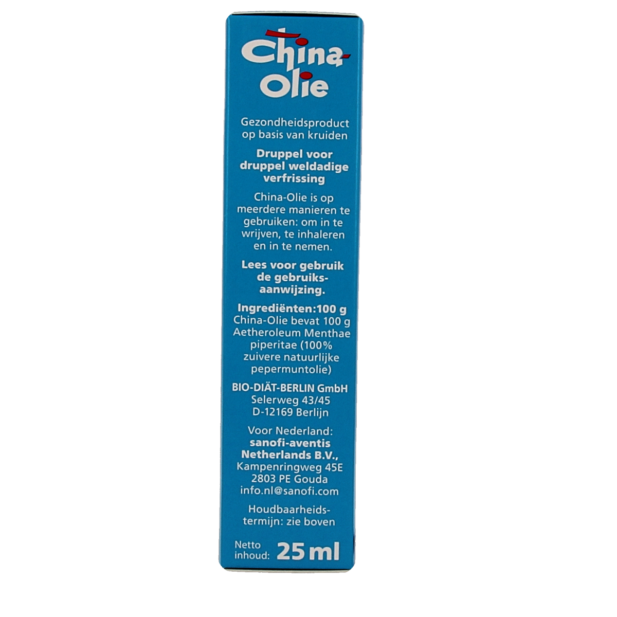 Chinaolie China olie 25.00 Milliliter