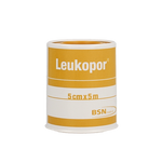 Leukopor Hechtpleister 5m x 5cm 1.00 Stuks