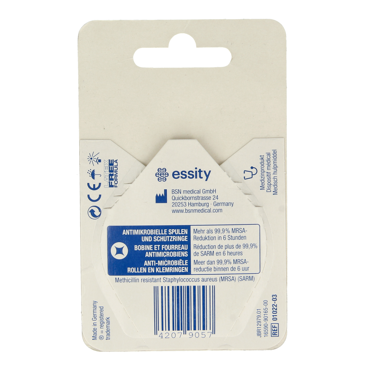 Leukosilk Hechtpleister eurolock 5m x 2.50cm 1.00 Stuks