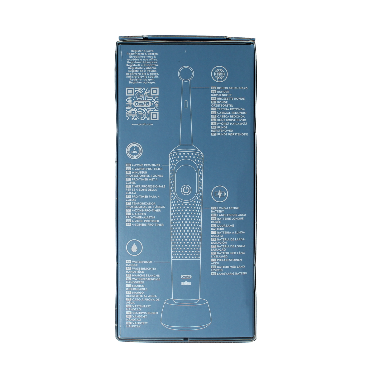 Oral B Vitality pro lila 1.00 Stuks