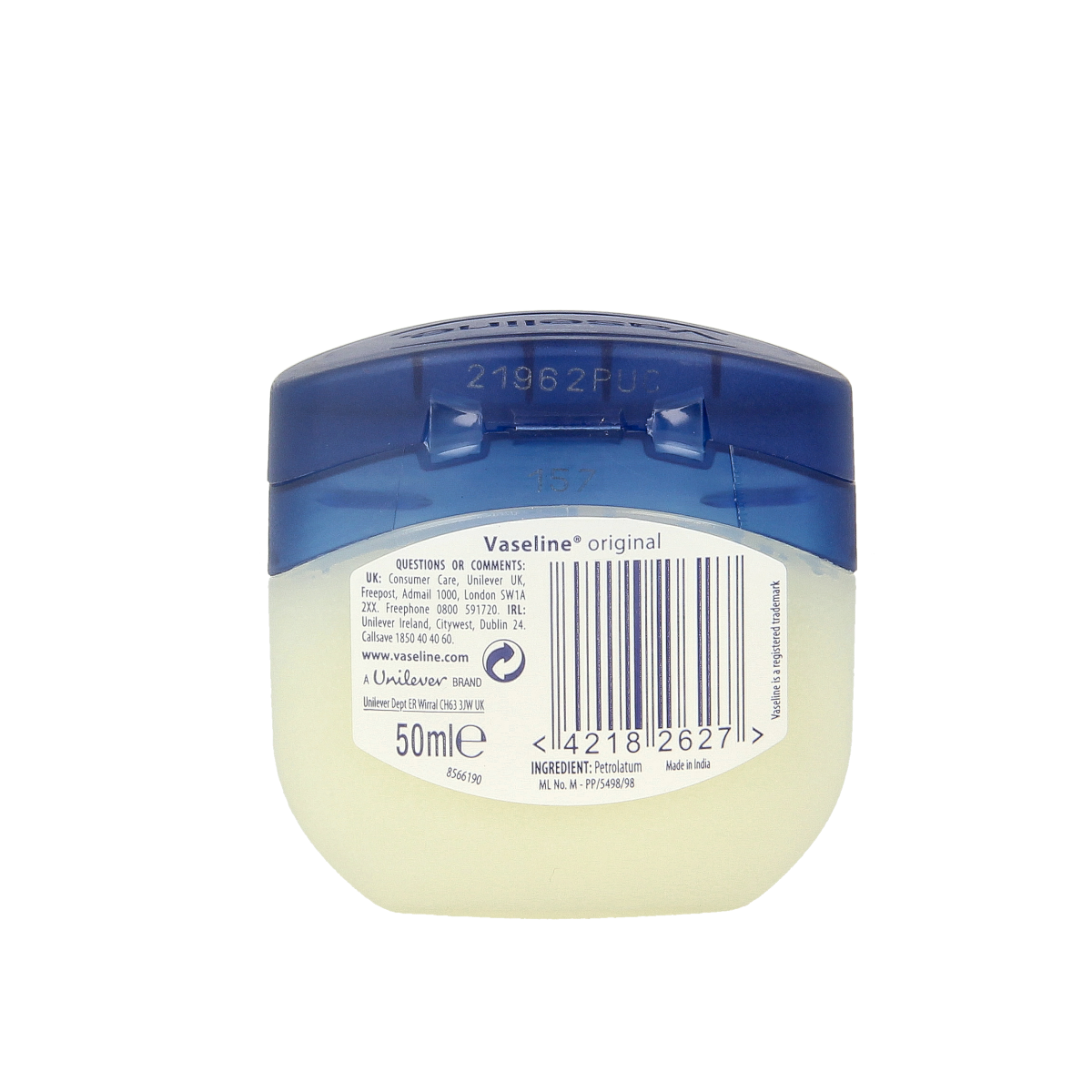 Vaseline Petroleum jelly original mini 50.00 Milliliter