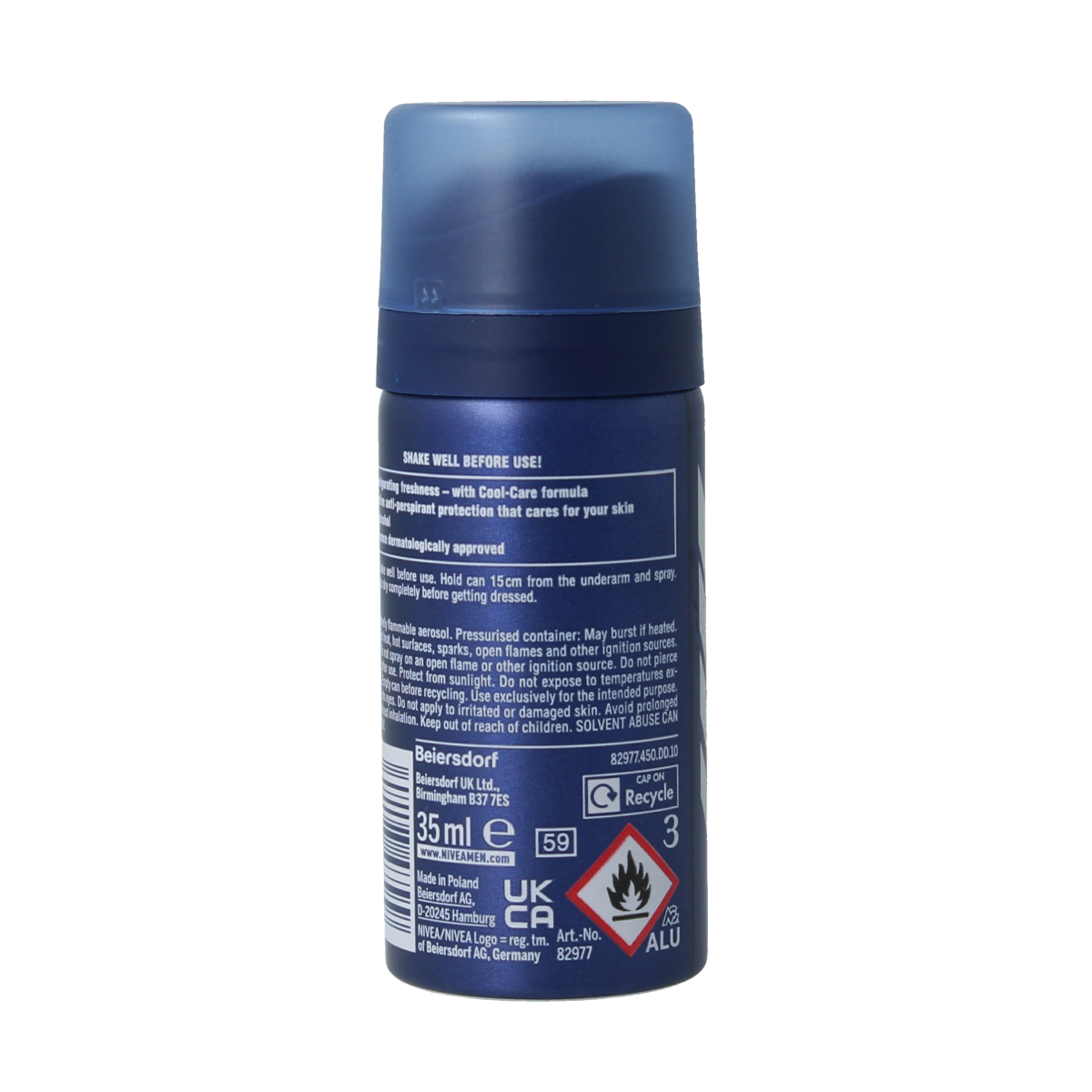 Nivea Men deodorant cool kick mini 35.00 Milliliter