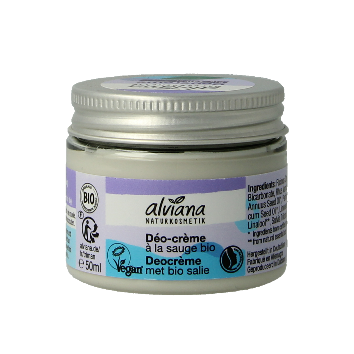 Alviana Deo creme salie 50.00 Milliliter