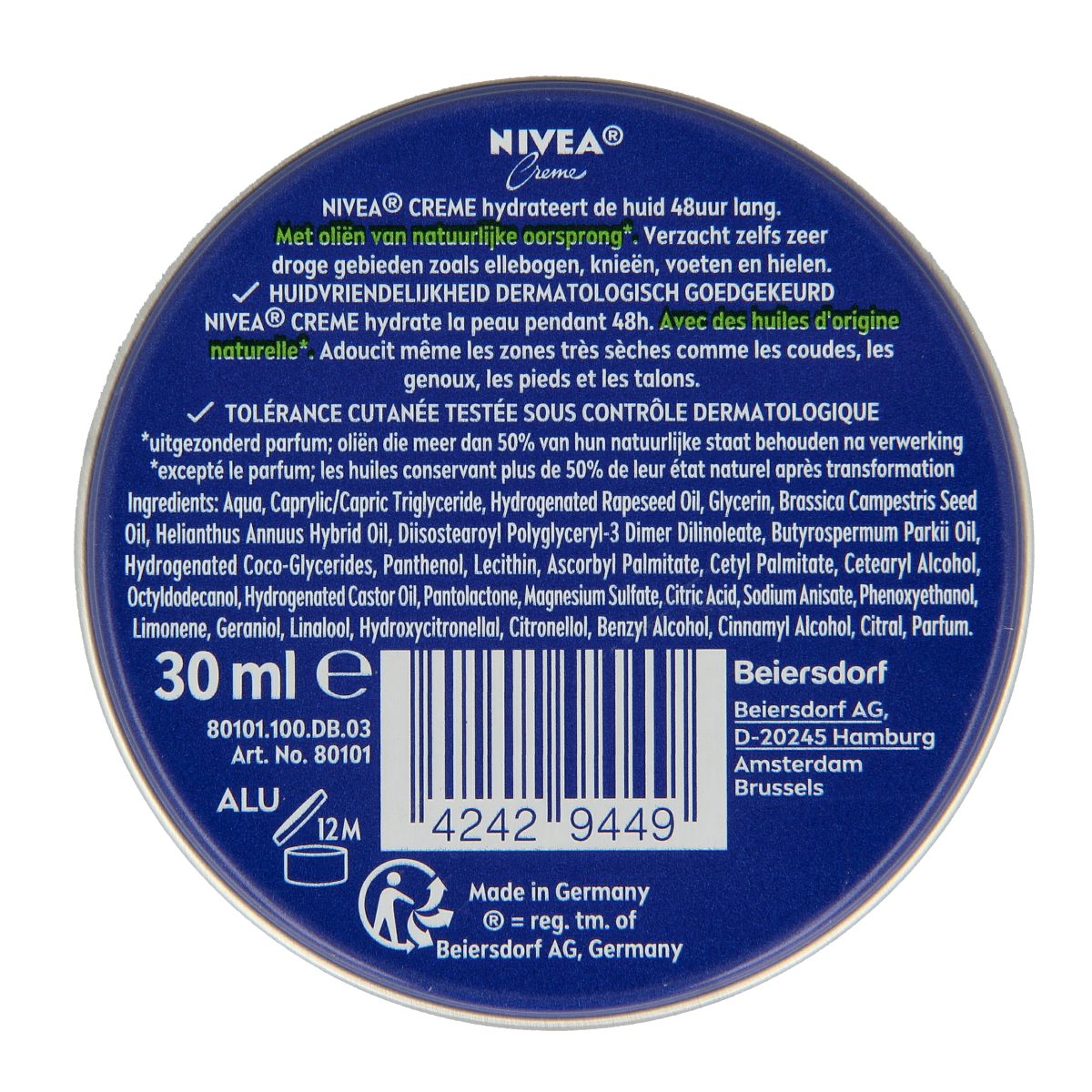 Nivea Creme mini 30.00 Milliliter