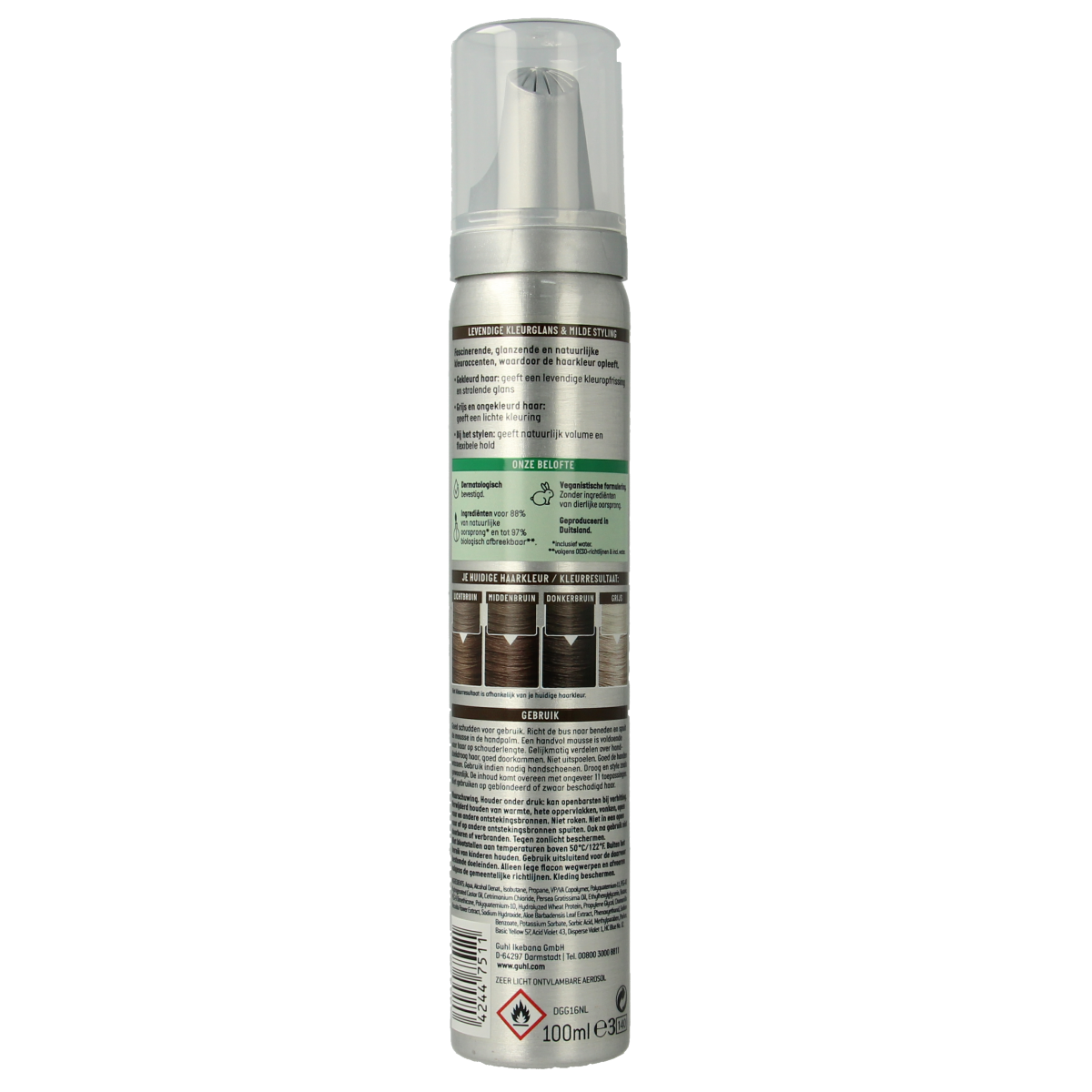 Guhl Color form mousse 30 donkerbruin 100.00 Milliliter