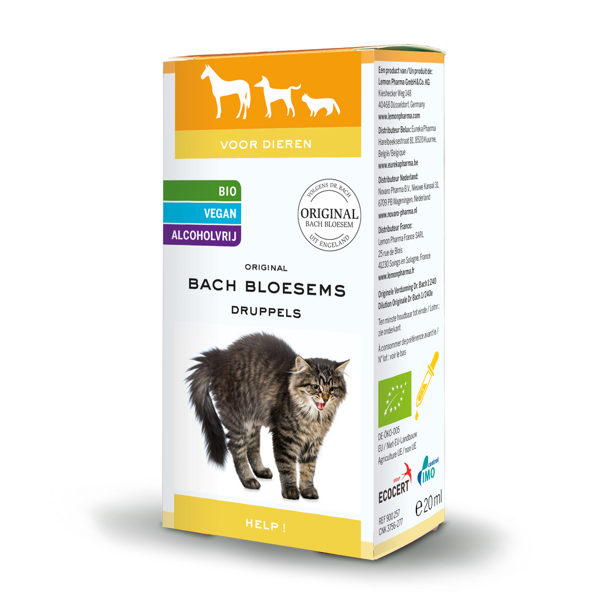 Bach Bloesem Bach bloesem dier help bio 20.00 Milliliter
