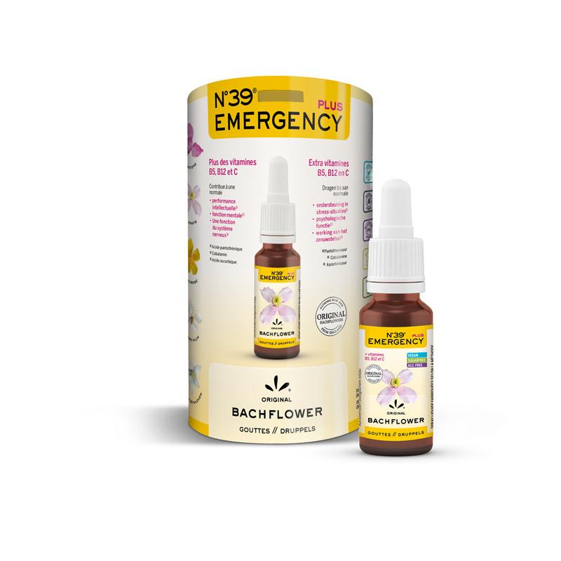 Bach Bloesem Nr. 39 Emergency plus druppels bio  20.00 Milliliter
