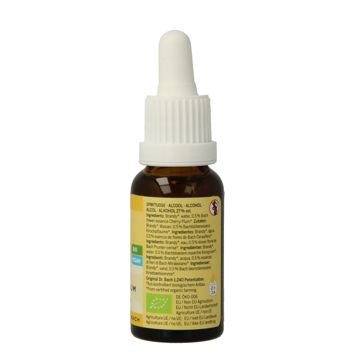 Bach Bloesem Bach bloesemremedies cherry plum bio 20.00 Milliliter