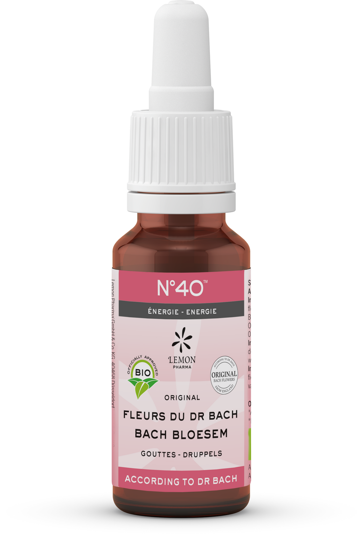 Bach Bloesem Bach bloesems mengeling 40 energie bio  20.00 Milliliter