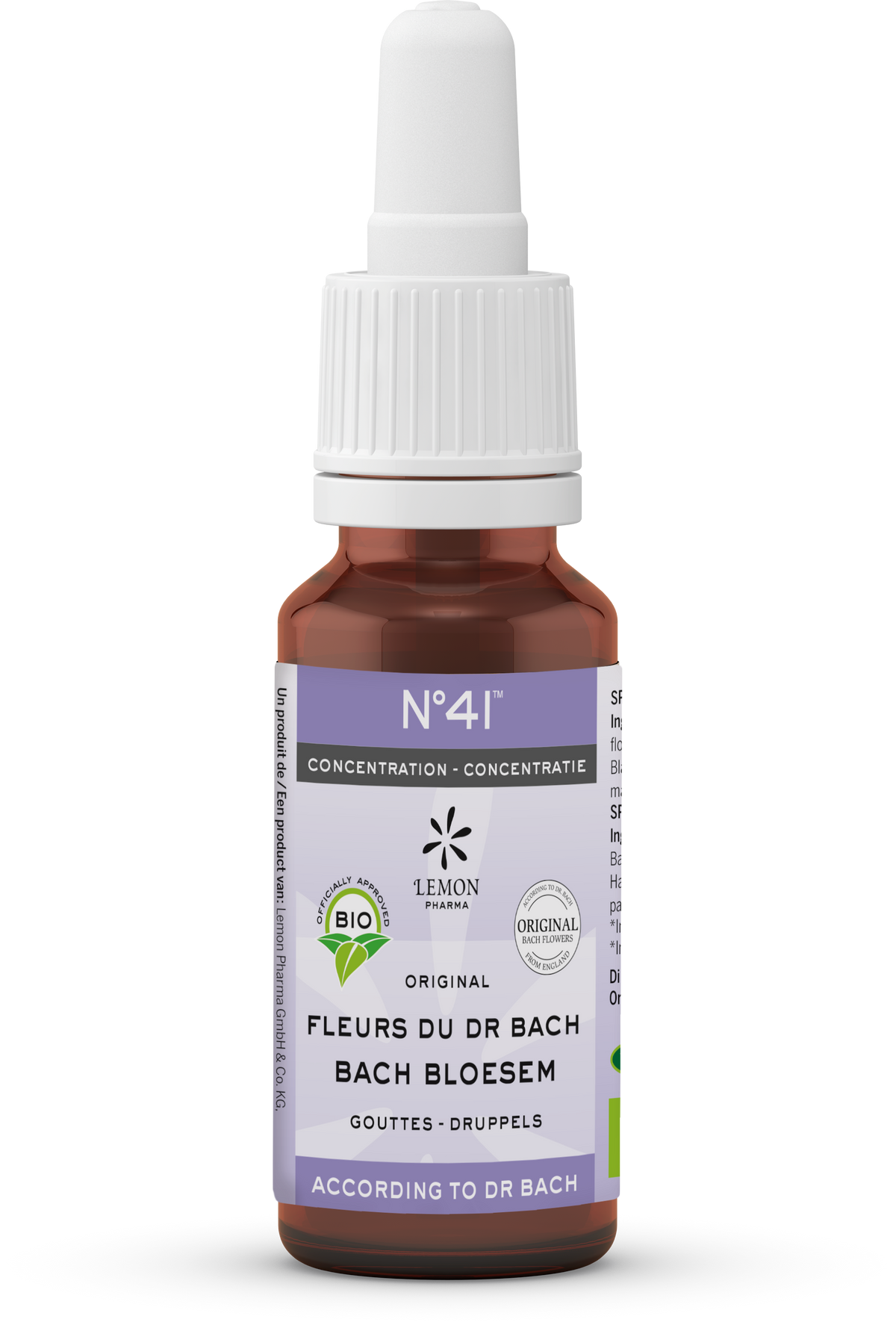 Bach Bloesem Bach bloesems mengeling 41 concentratie bio  20.00 Milliliter