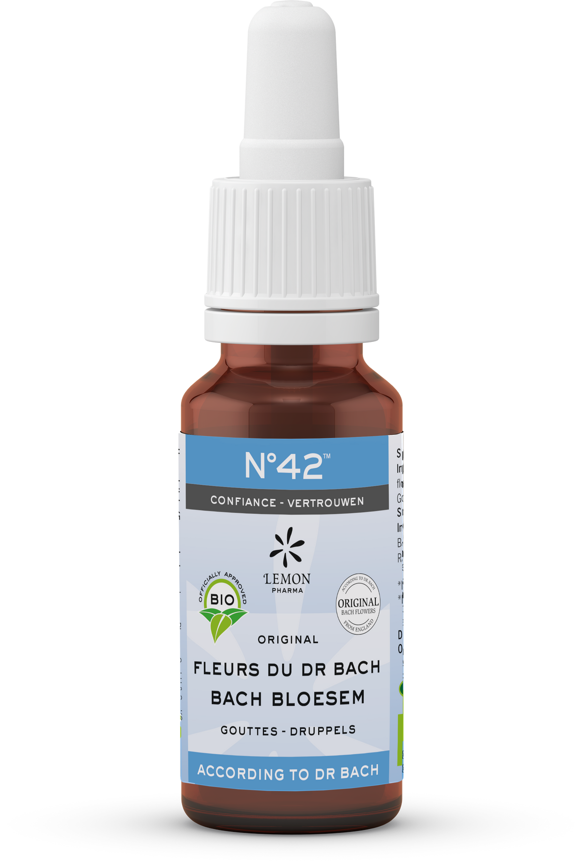 Bach Bloesem Bach bloesems mengeling 42 vertrouwen bio  20.00 Milliliter