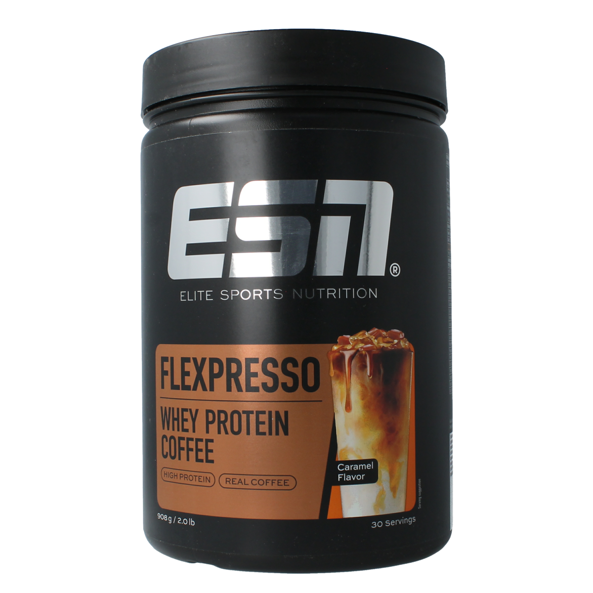 ESN Flexpresso protein coffee - caramel flavour 908.00 Gram
