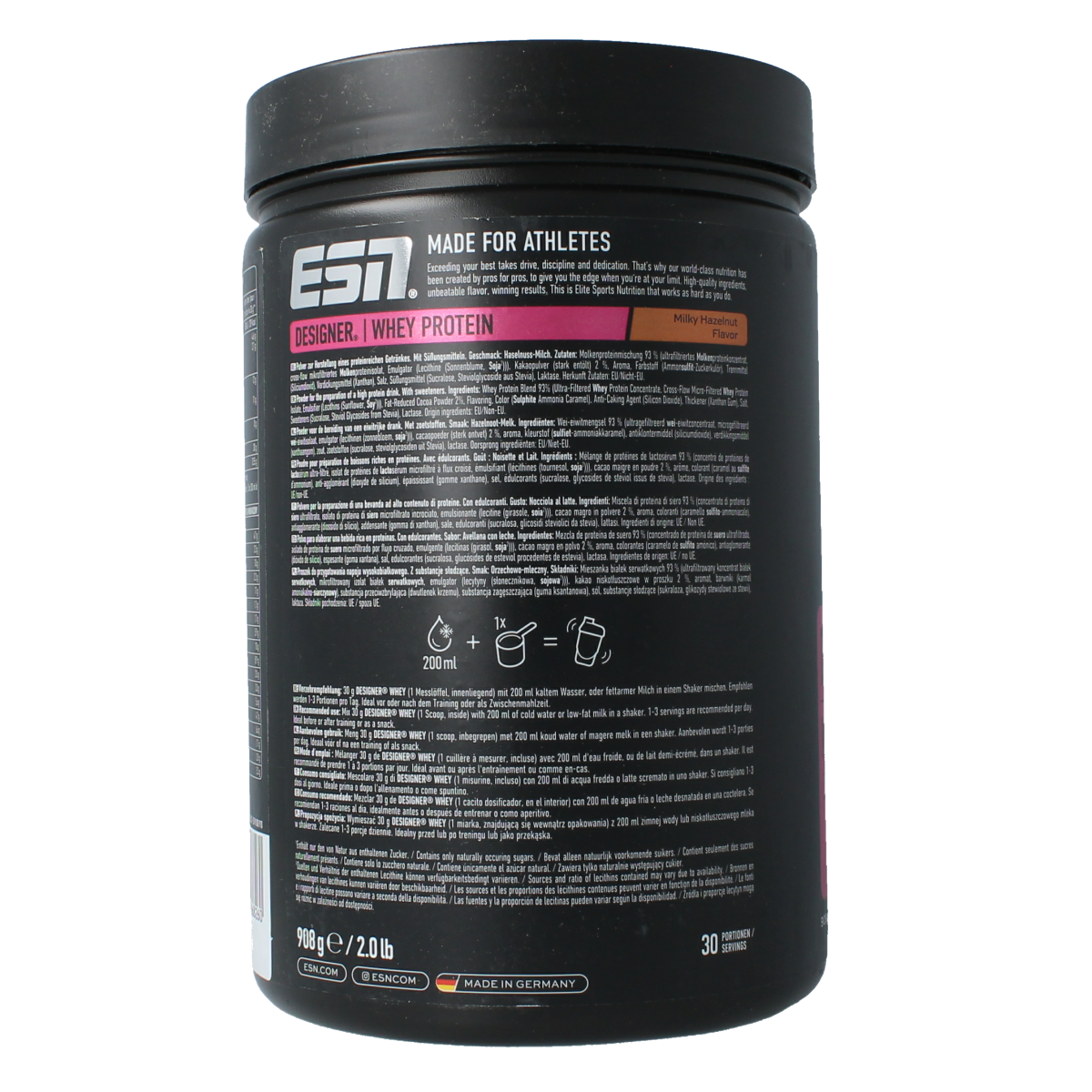 ESN Designer whey milky hazelnut 908.00 Gram