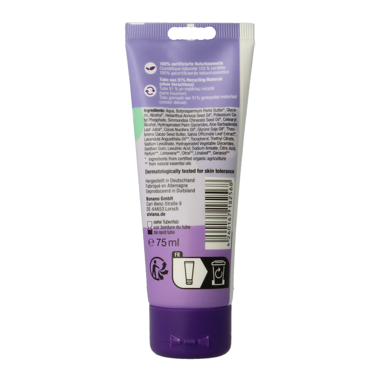 Alviana Voetcreme met salie 75.00 Milliliter