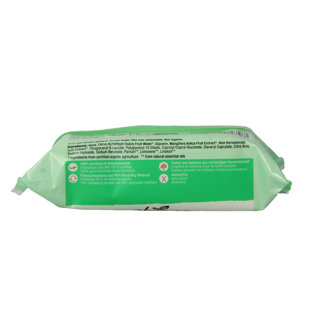 Alviana Reinigingsdoekjes vochtig aloe vera  25.00 Stuks