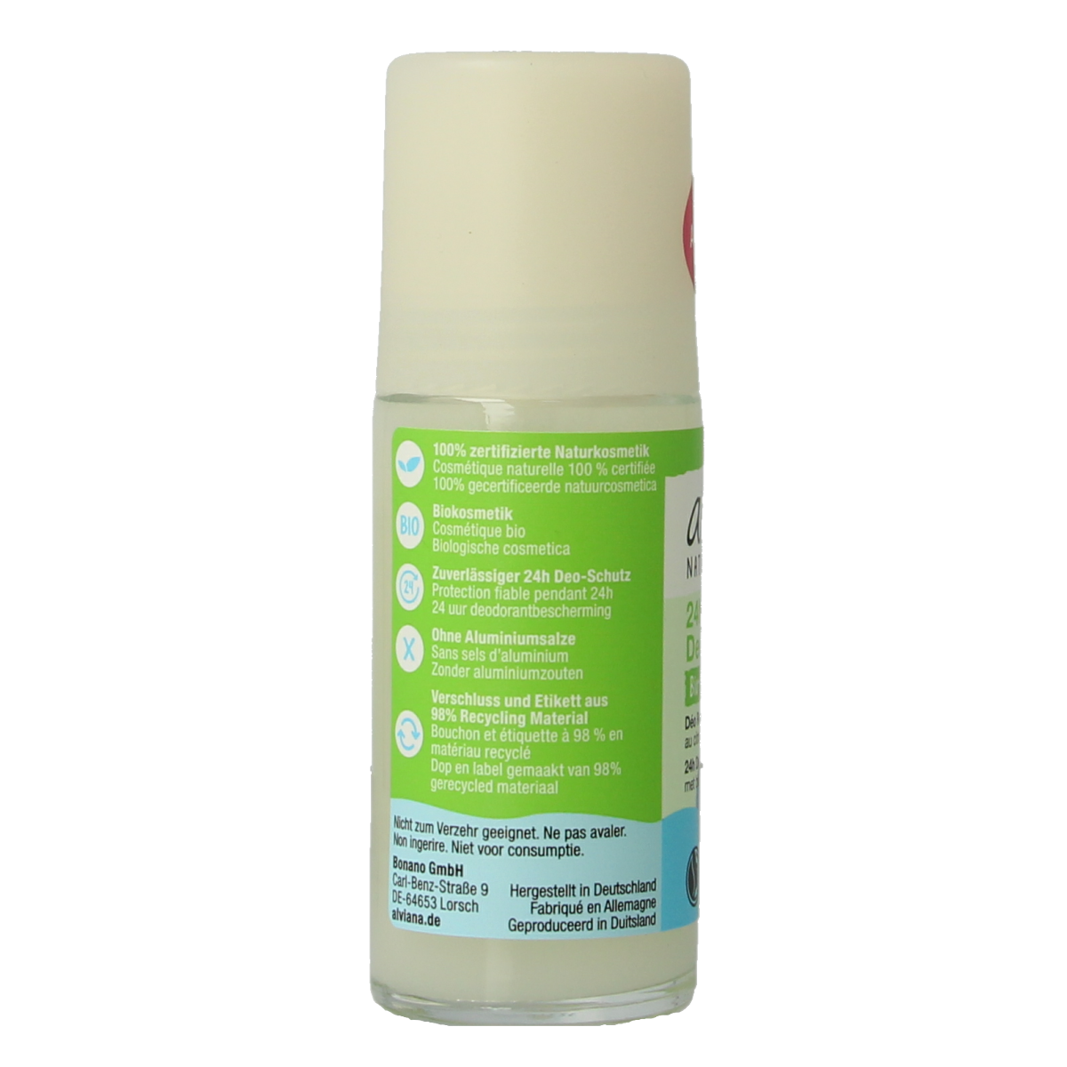 Alviana Deo roll-on limette 50.00 Milliliter