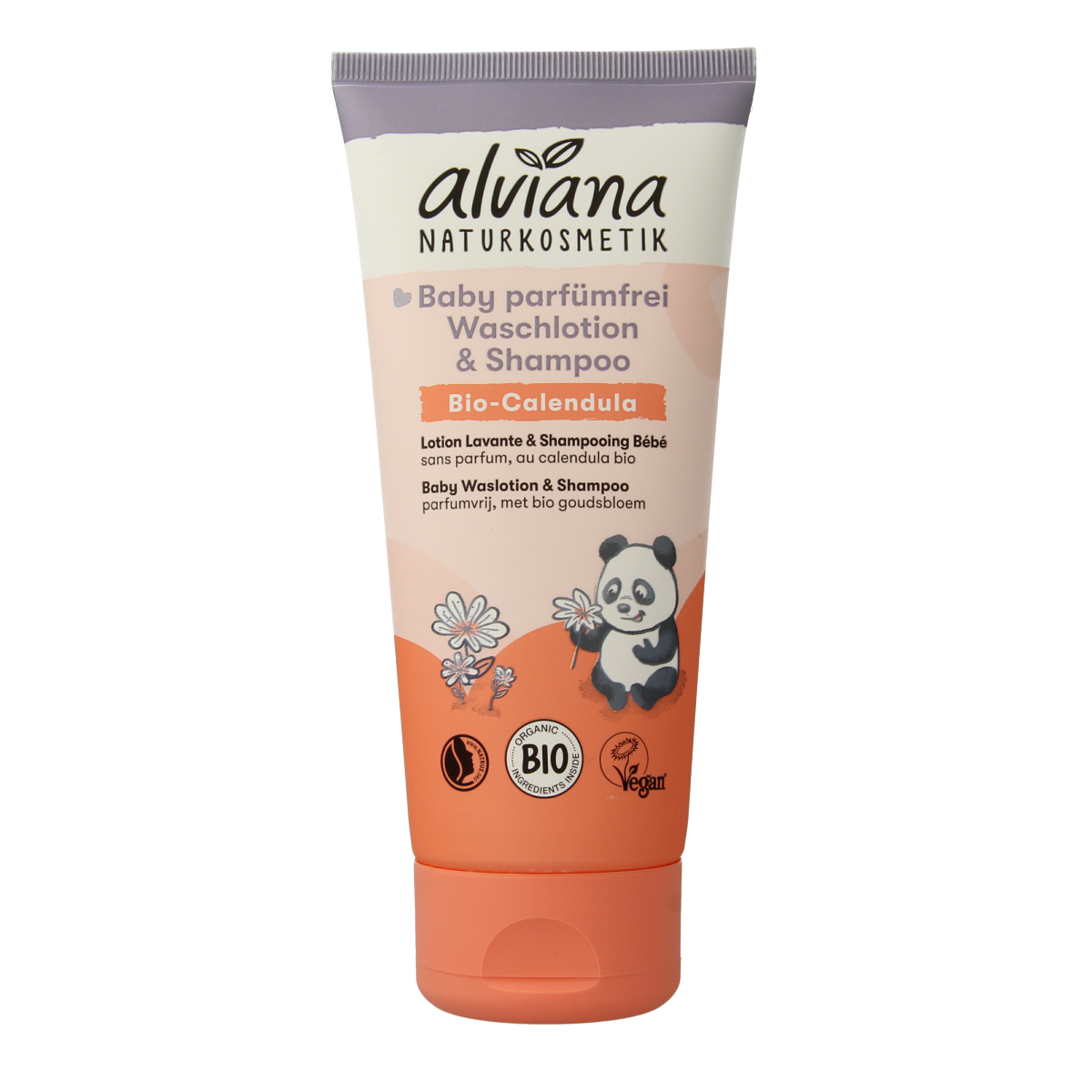 Alviana Baby waslotion en shampoo 200.00 Milliliter