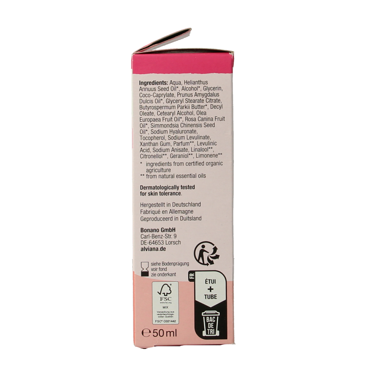 Alviana Happy rose 24h creme 50.00 Milliliter