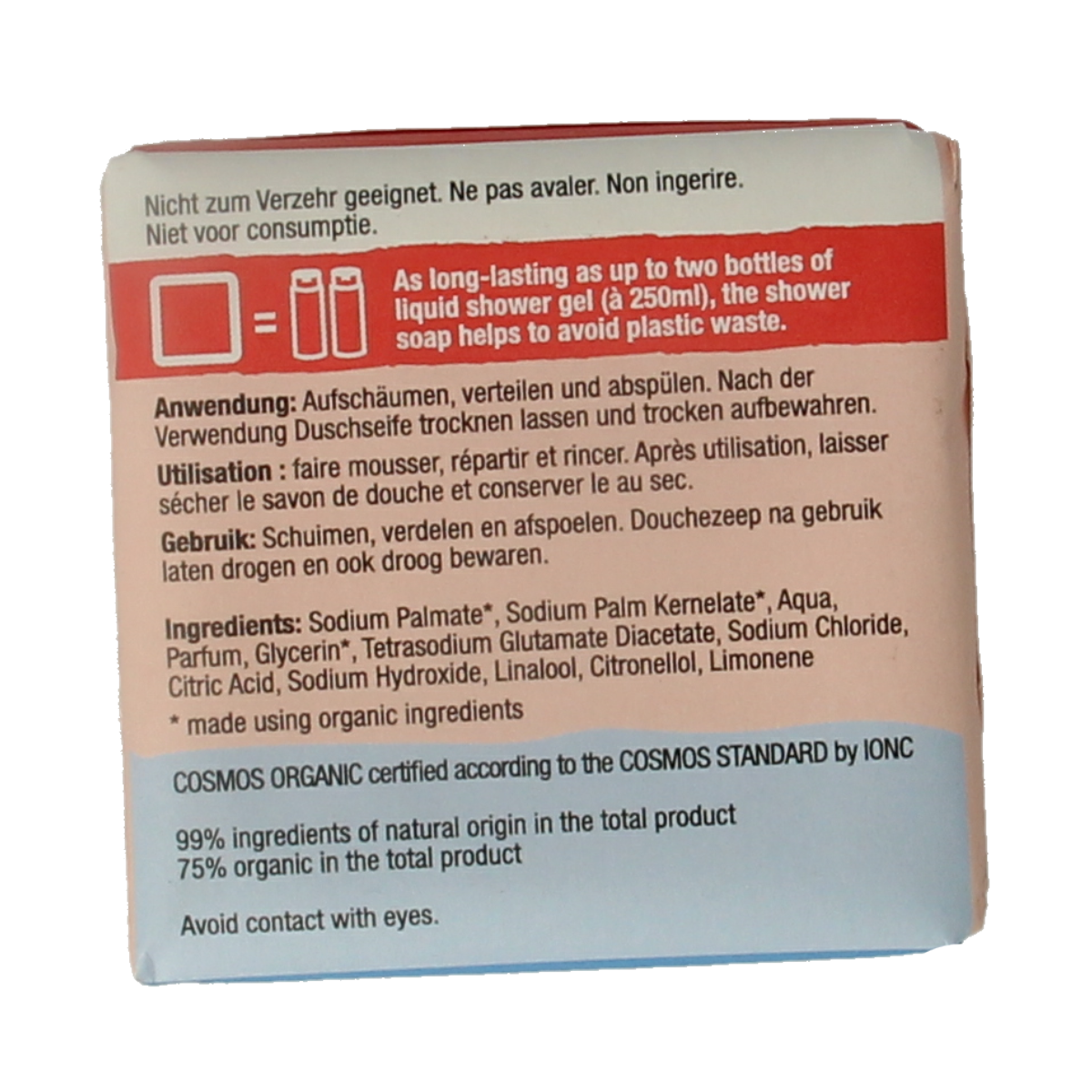 Alviana Douchezeep bodywash bar perzik 100.00 Gram