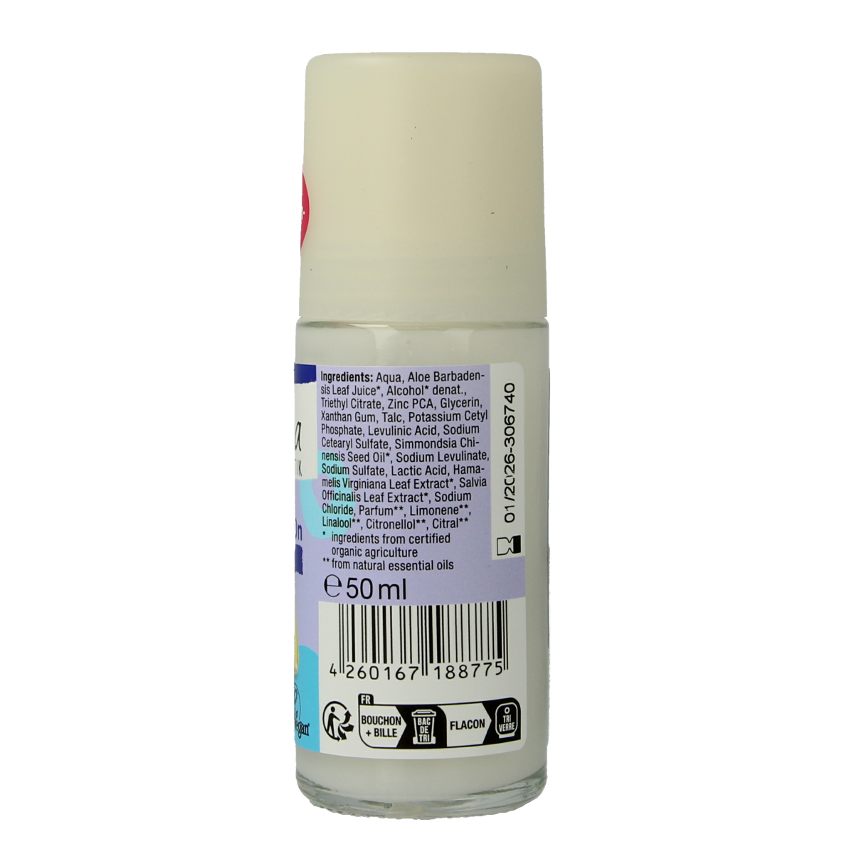 Alviana Deo roll-on organic jojoba 50.00 Milliliter