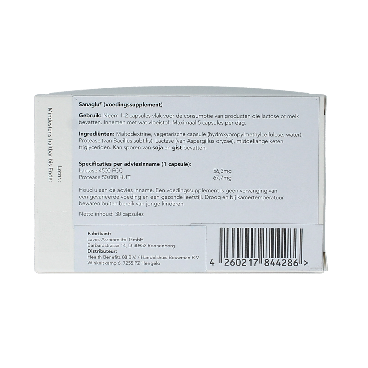 Laves Sanalact pro 30.00 Capsules