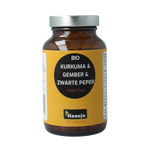 Hanoju Kurkuma + gember + piperine 500mg 150.00 Tabletten