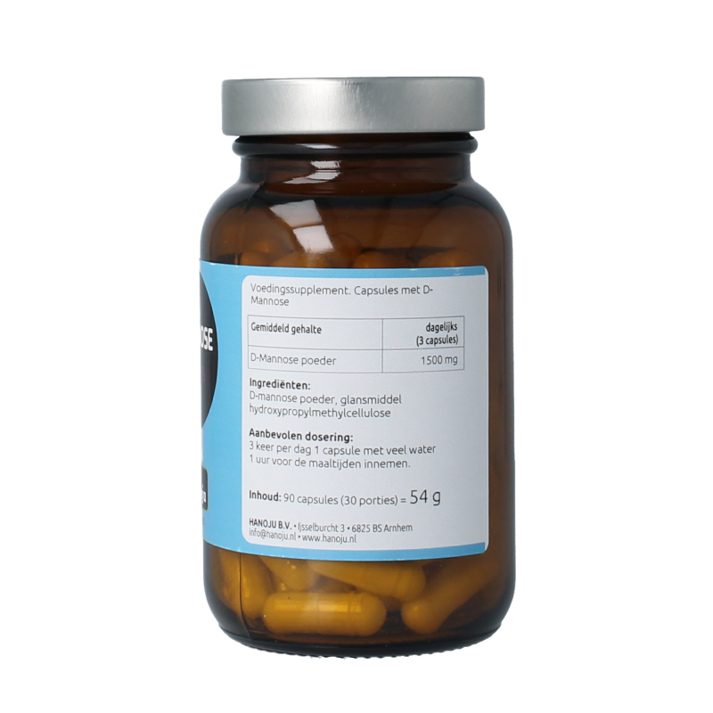 Hanoju D-Mannose 500mg 90 Capsules