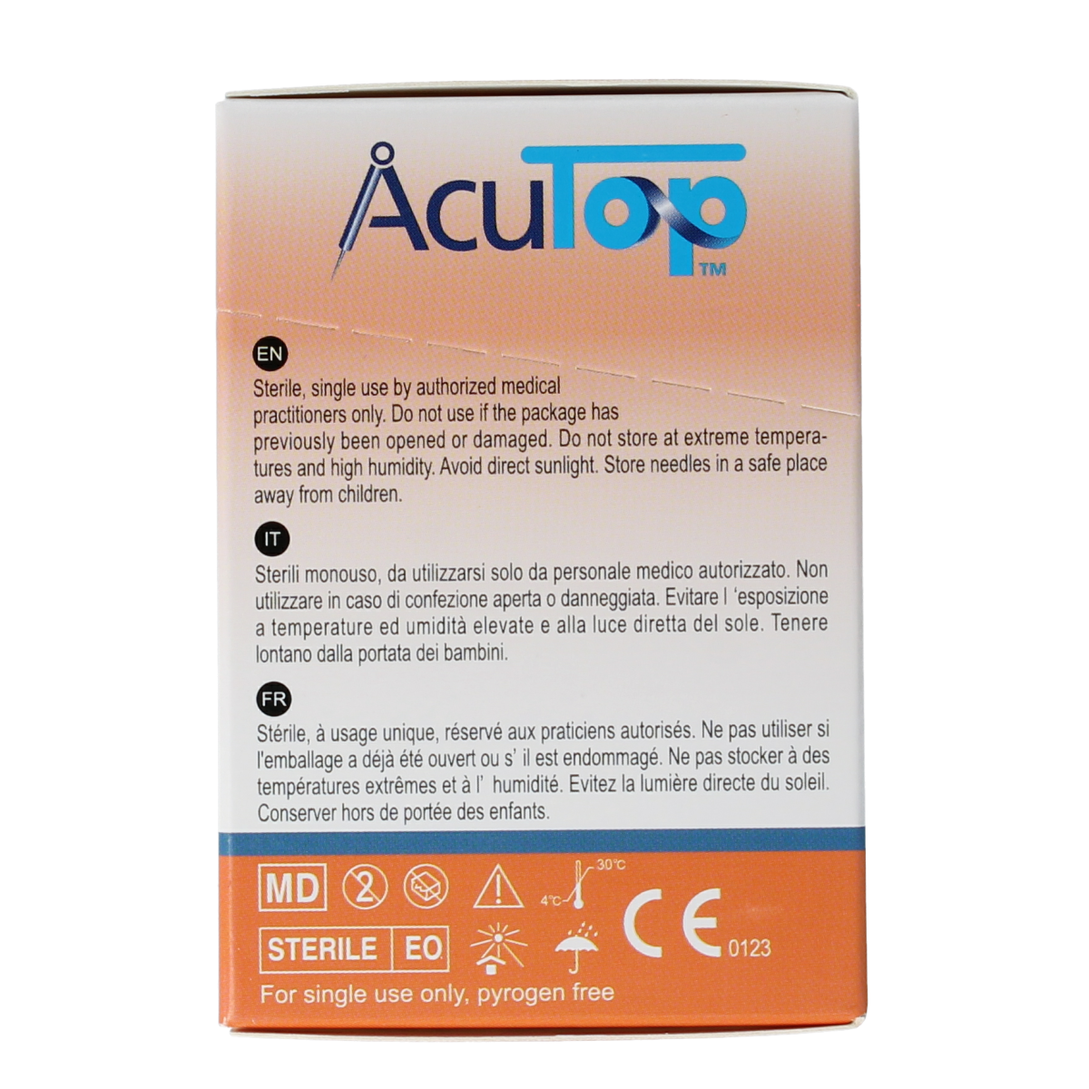 AcuTop KJ-T dry needle naald 0.20 x 15mm 100.00 Stuks