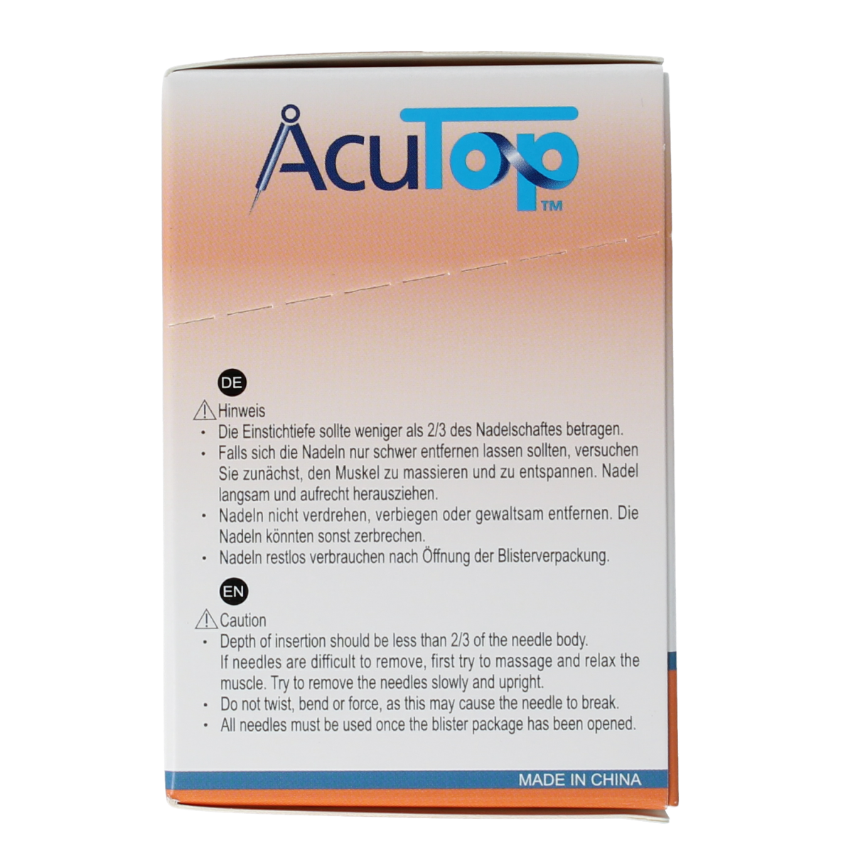 AcuTop KJ-T dry needle naald 0.20 x 15mm 100.00 Stuks