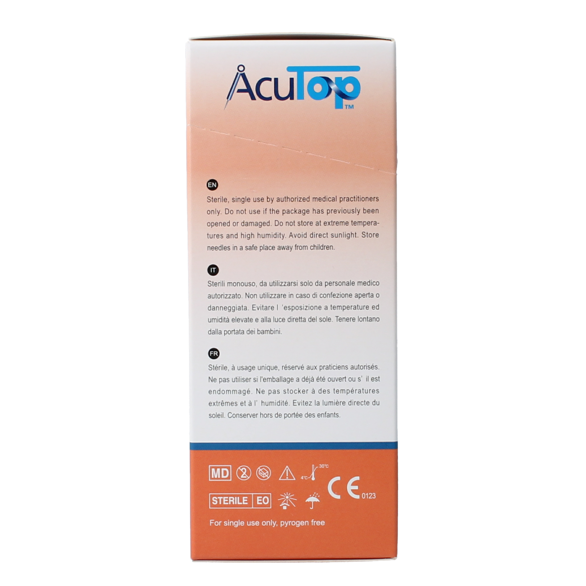 AcuTop KJ-T dry needle naald 0.30 x 75mm 100.00 Stuks