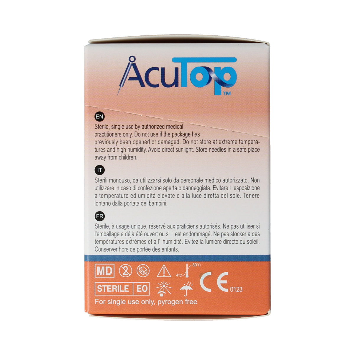 AcuTop KJ-T dry needle naald 0.16 x 30mm 100.00 Stuks