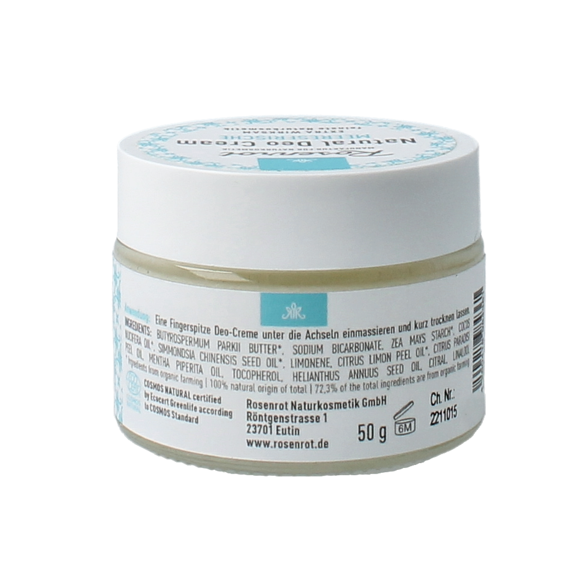 Rosenrot Solid deo creme sea freshness 50.00 Gram