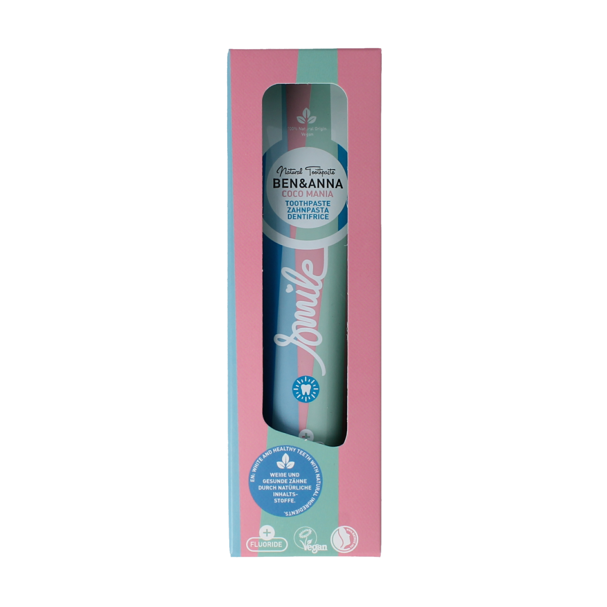 Ben & Anna Toothpaste smile coco mania 75.00 Milliliter