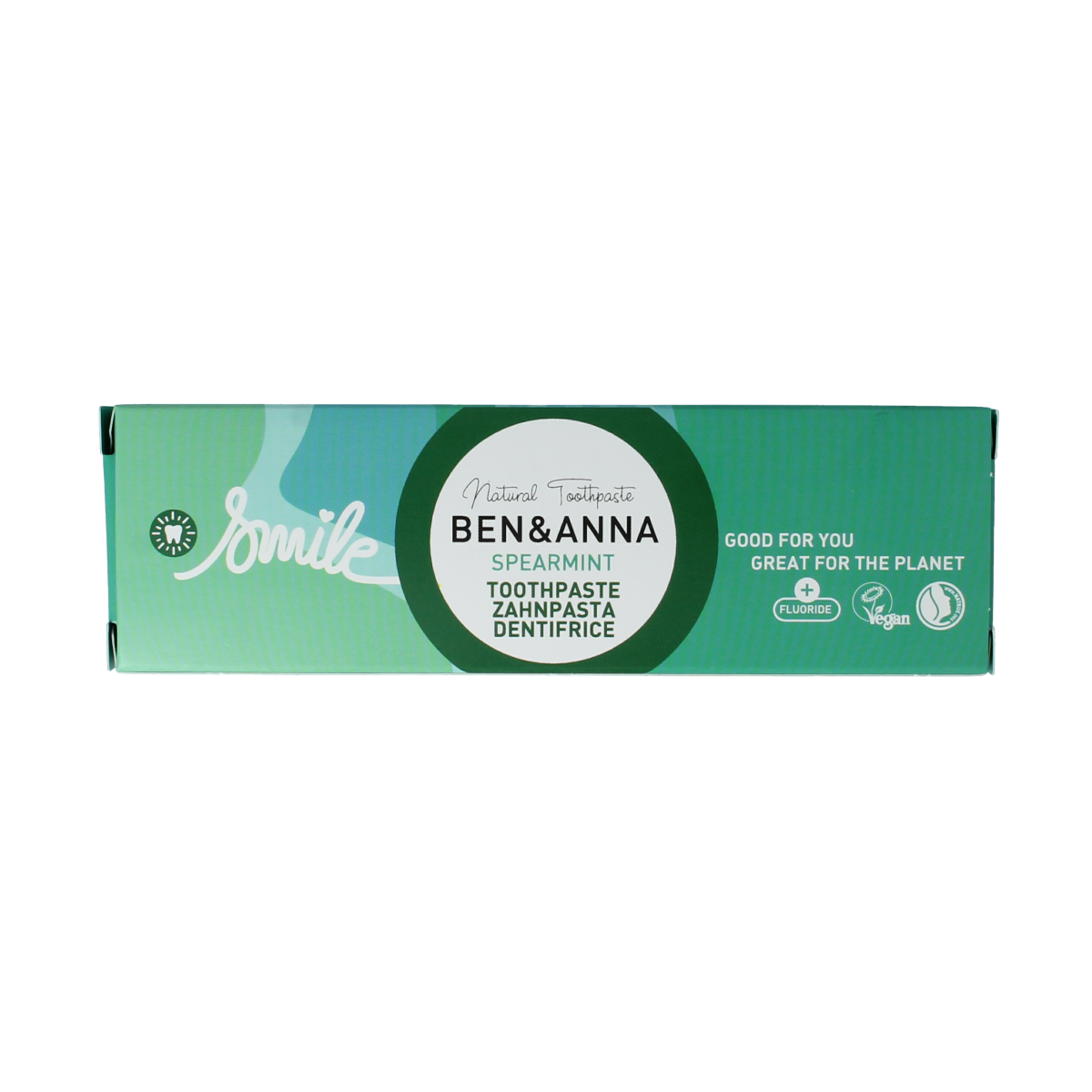 Ben & Anna Toothpaste smile spearmint 75.00 Milliliter