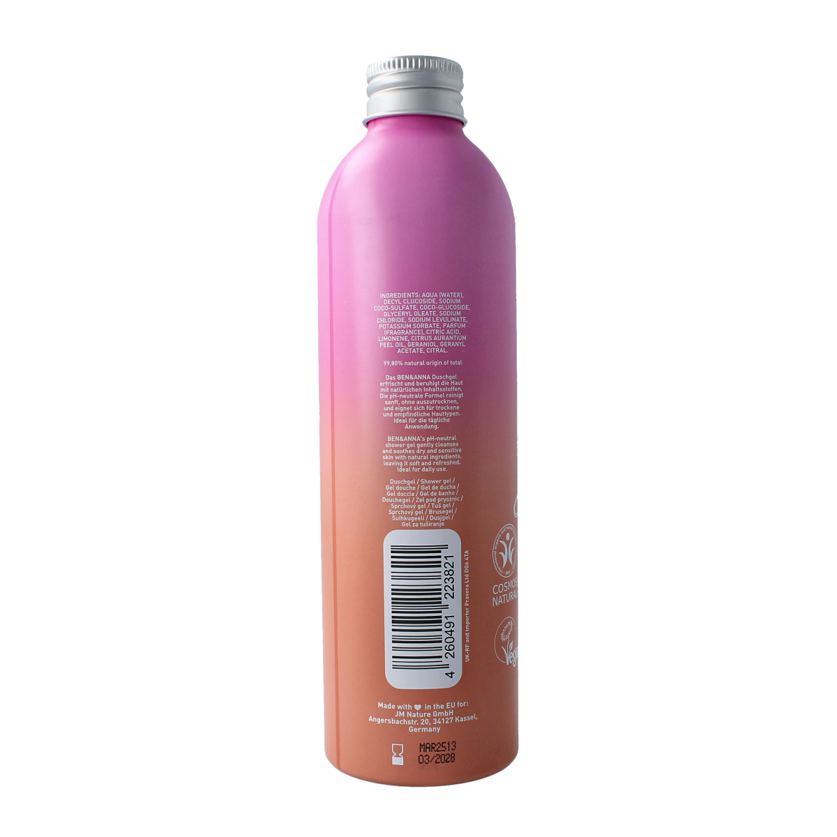 Ben & Anna Douchegel berry infusion 250.00 Milliliter