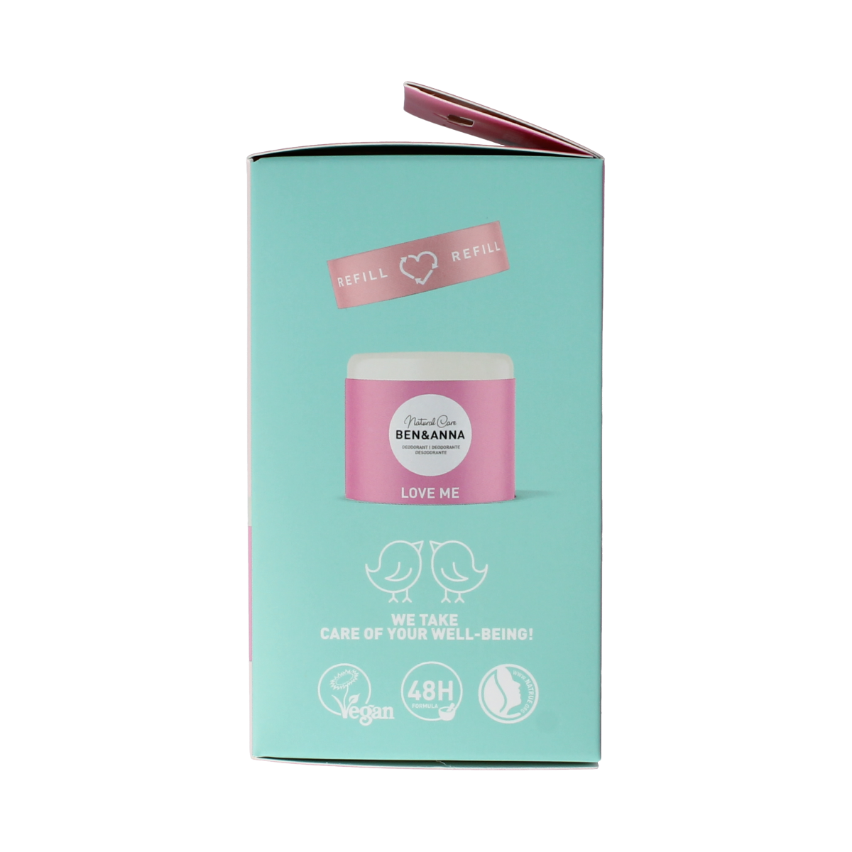 Ben & Anna Deostick love me case en refill 40.00 Gram