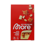 More Nutrition Bar white chocolate peanut caramel  10.00 Stuks