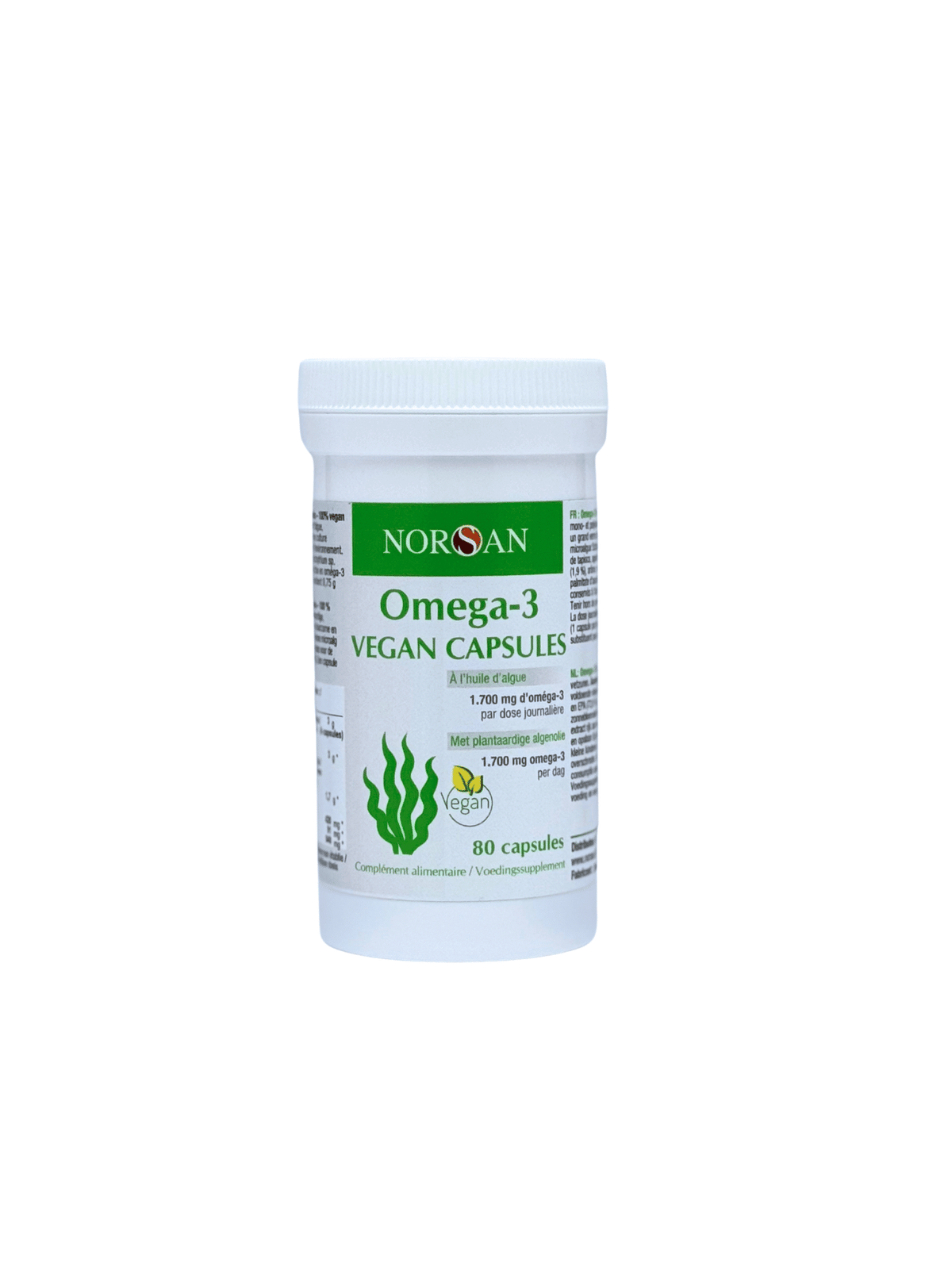 NORSAN Omega-3 vegan 80.00 Capsules