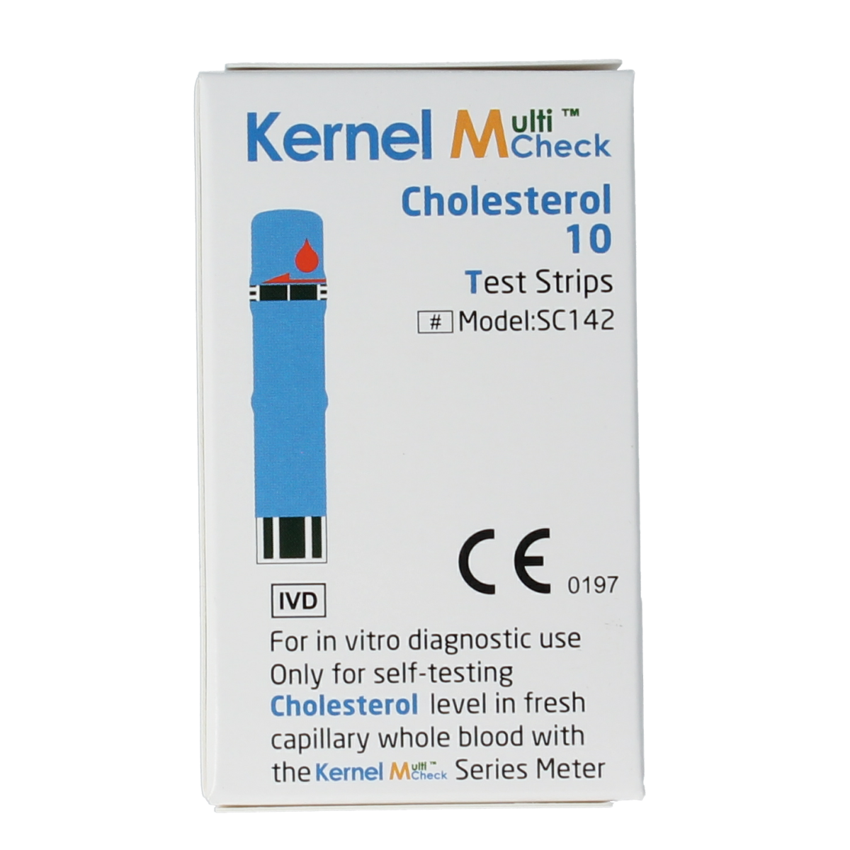 Testjezelf.nu Multicheck cholesterol teststrips 10.00 Stuks