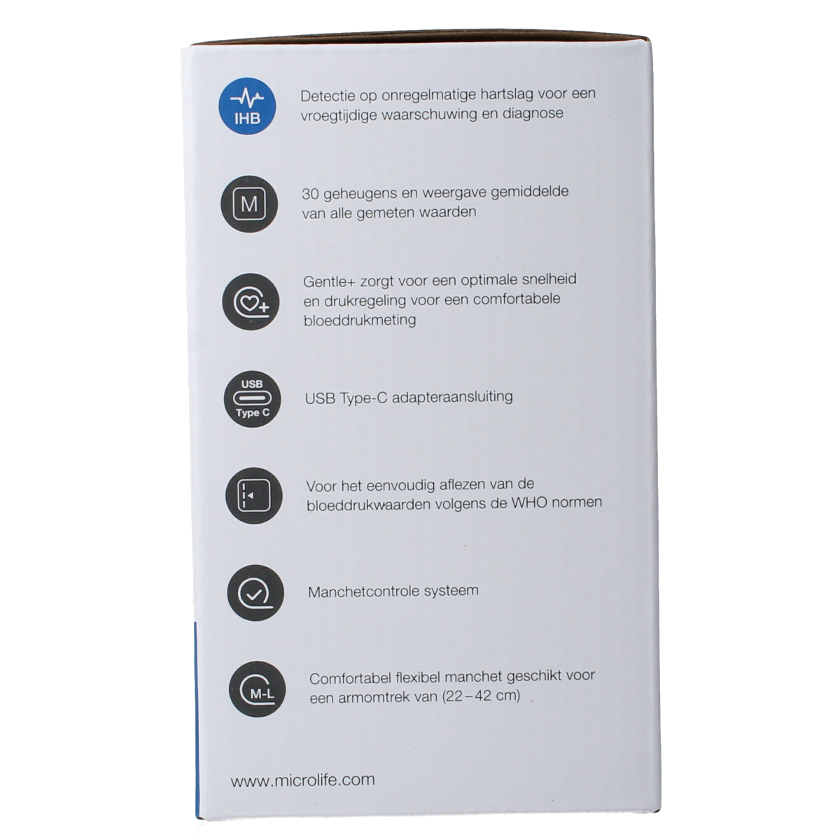 Microlife BPB1 Bloeddrukmeter standaard 1.00 Stuks