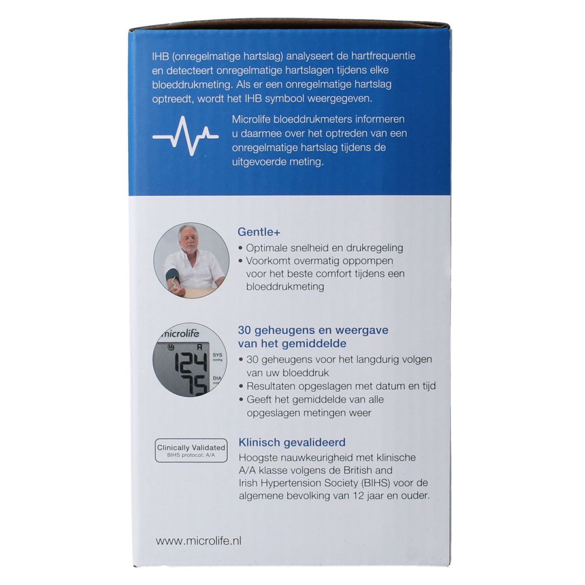 Microlife BPB1 Bloeddrukmeter standaard 1.00 Stuks